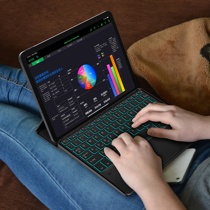 AJIUYU-Teclado plegable con Bl - Windows Tablet Accessories reseña y precio