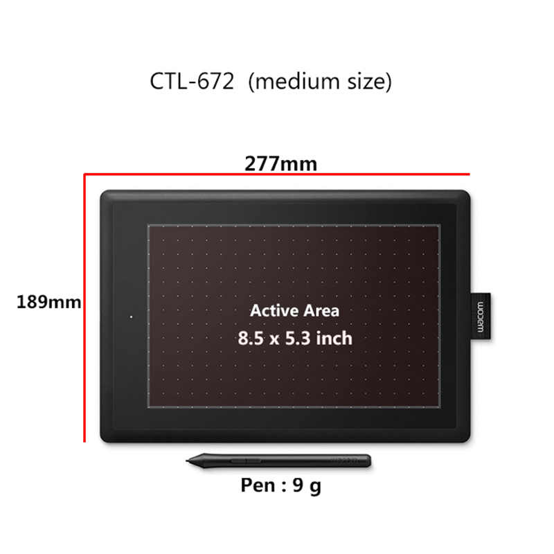 Wacom-tableta gráfica CTL-672  - Wacom Tablet Accessories reseña y precio