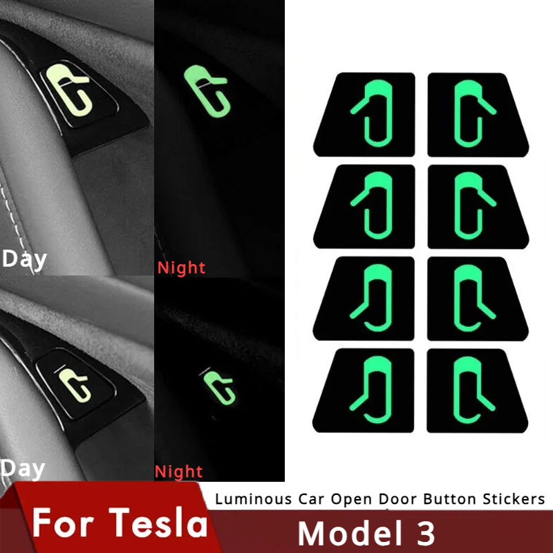 Pegatinas luminosas para boton - Tesla Tablet Accessories reseña y precio