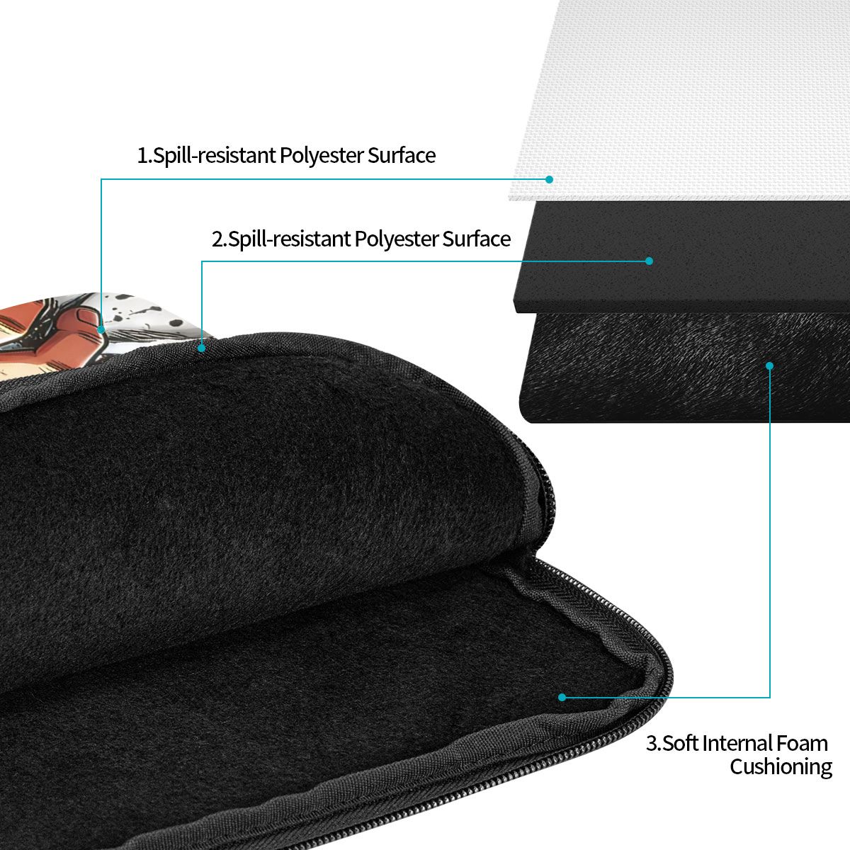 Funda para portátil con diseño - Tablet Sleeves & Cases Ipad Accessories reseña y precio